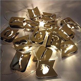 Acrylic Material Hearts & Alphabets Fairy Light 3 Meters Length 20 Bulbs Valent…