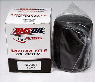 AMSOIL Motorcycle Oil Filters - EAOM134 - Harley Davidson(BLACK)