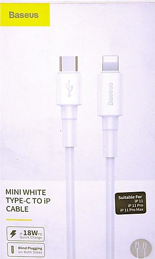 Baseus Mini White Type-C To Iphone Cable