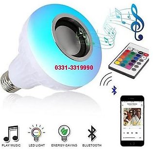 Bluetooth Led Bulb Speaker With Remote Control