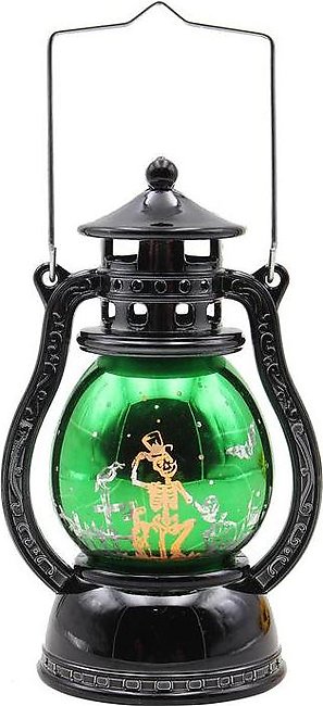 XINQIUS Halloween Lamp Vintage Handheld Lantern Oil Lamp Hanging Decoration Lig…
