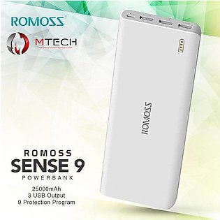 Original Romoss Sense 9 25000 mAH PowerBank - Romoss Powerbank - 25000 mAh Powe…