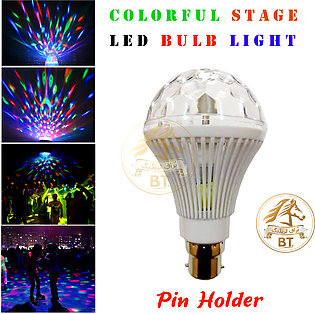 Festival Wedding Decoration LED Stage Light Colorful Bulb (Auto Rotating RGB Pa…