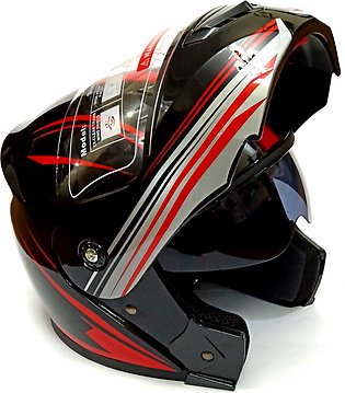 VECTOR 3 in 1 Motorcycle Helmet - Black