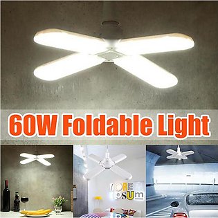 60W E27 304 LED Garage Work Light Foldable Workshop Lamp Ceiling Lights Lamp De…