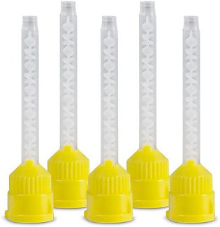 50pcs Yellow Impression Mixing Tips 4.2mm Dental