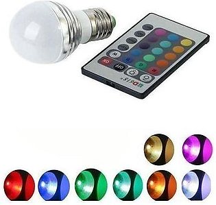 RGB LED Bulb With Remote Control
