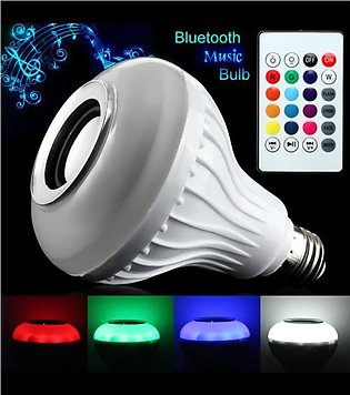 Led Bulb With Remote And Bluetooth Speaker
