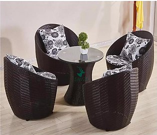 Shizi Balcony Chairs & Table Outdoor Rattan Coffee Table/cane/wicker Waterproof…