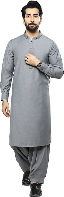 Formal Shalwar Suit for Men SKU: EG2968-L-GREY