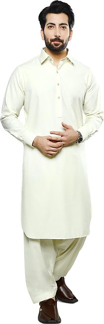 Formal Shalwar Suit for Men SKU: EG2967-CREAM