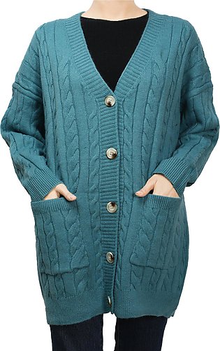 Ladies Sweater SKU: SL981-BLUE