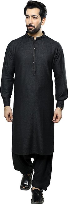 Formal Shalwar Suit for Men SKU: EG2970-Black