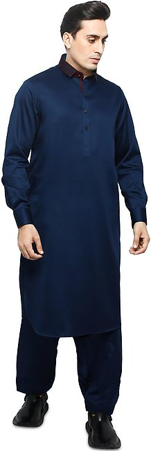 Formal Shalwar Suit for Men SKU: EG2834-R-BLUE