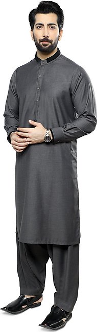 Formal Shalwar Suit for Men SKU: EG2966-D-Grey