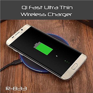 Ultra Thin QI Fast Wireless Charger R-833