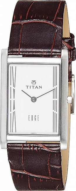 Titan Analog White Dial Men's Watch - 1043SL12