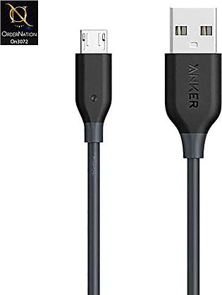 Anker - A8132 - PowerLine Micro Usb Charging Data Cable With 1 Year Warranty
