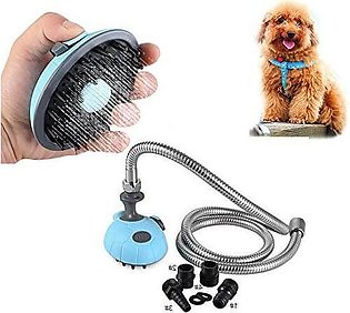 Delle Pet Grooming Shower- With Brush – Easy Pet Bath