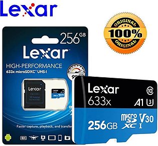 256gb Lexar High Performance microSDHC UHS-I Card - U3