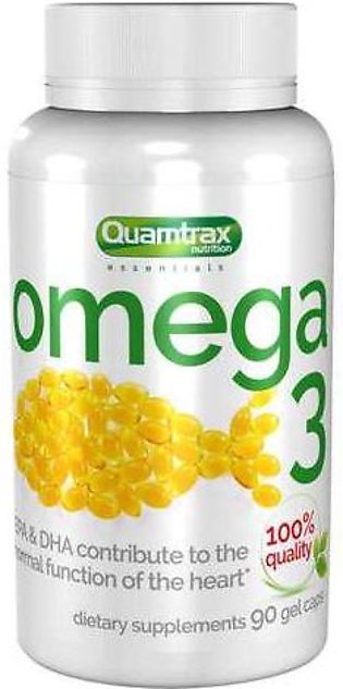 Quamtrax Essentials Omega 3 Supplement 90 Gel Caps