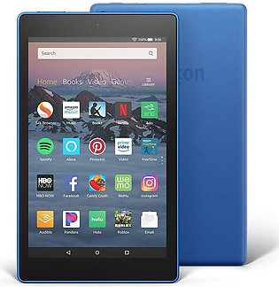 Amazon Fire HD 8 Tablet (8" HD Display - 8th Gen) - 16GB - Marine Blue - With S…