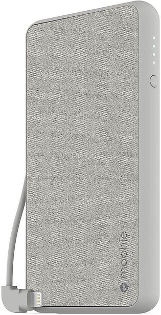 mophie Powerstation Plus with Lightning Connector - Heather Grey