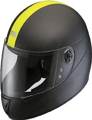 Studds Studd Chromeelite Black With Fluorescent Yellow Strip Helmet