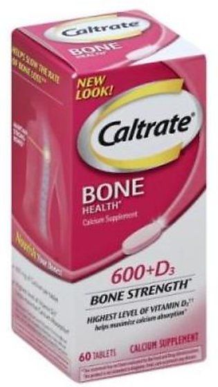 HomeShopper Caltrate Bone Health 600+D3 Calcium Supplement 60 Tablets
